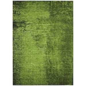 Chantille ACN554 Green 8 ft. x 10 ft. Machine Washable Indoor/Outdoor Geometric Area Rug