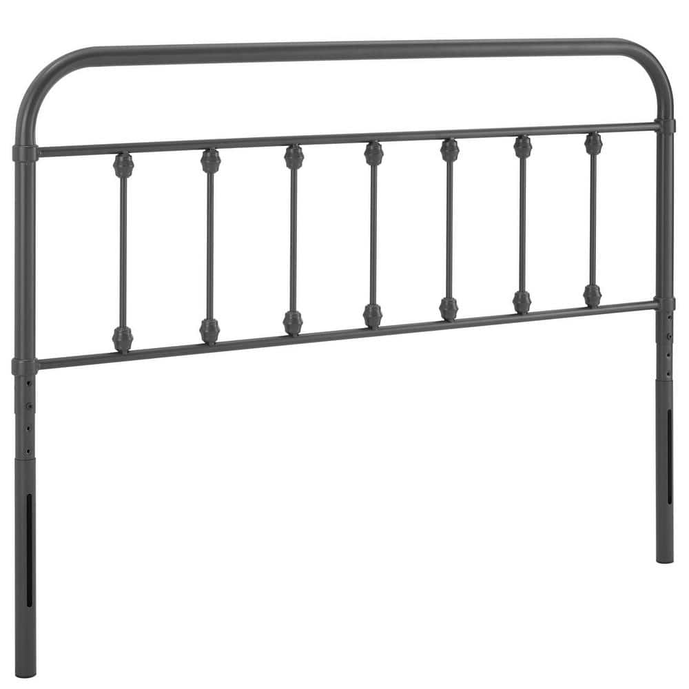 Sage Gray Twin Metal Farmhouse Headboard
