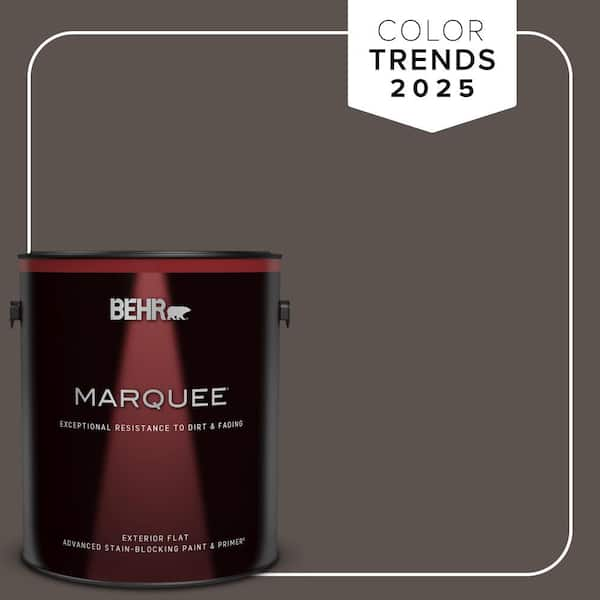 BEHR MARQUEE 1 gal. #MQ2-54 Gardeners Soil Flat Exterior Paint & Primer