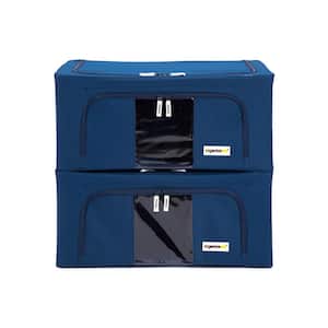 OrganizeMe 2-Pack Large Corner Collapsible Pop Up Storage Bins - Pattern/Print