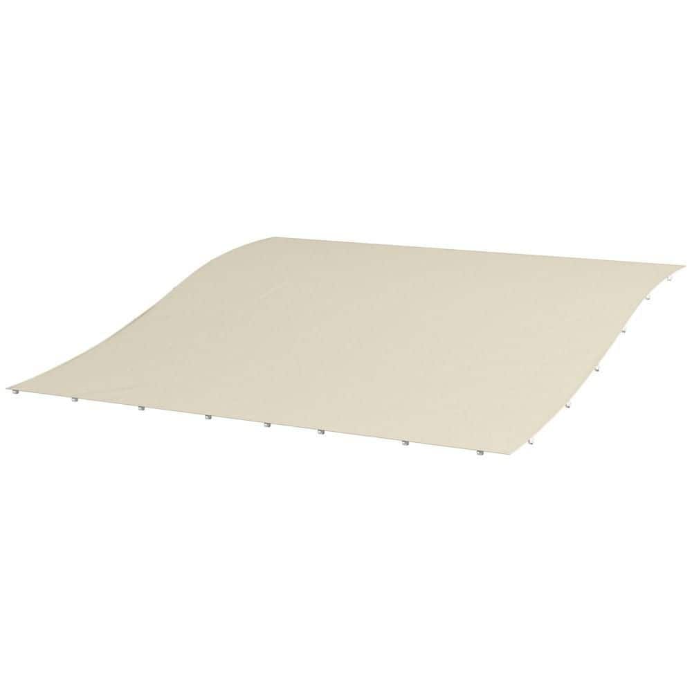 10 ft. x 10 ft. Pergola Canopy Replacement, Square Polyester Pergola Shade Cover with PU Coating, Water Resistant, Beige price history on PriceWatchPro