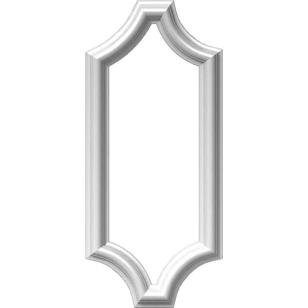 8 in. W x 20 in. H x 1/2 in. P Ashford Molded Scalloped Wainscot Wall Panel