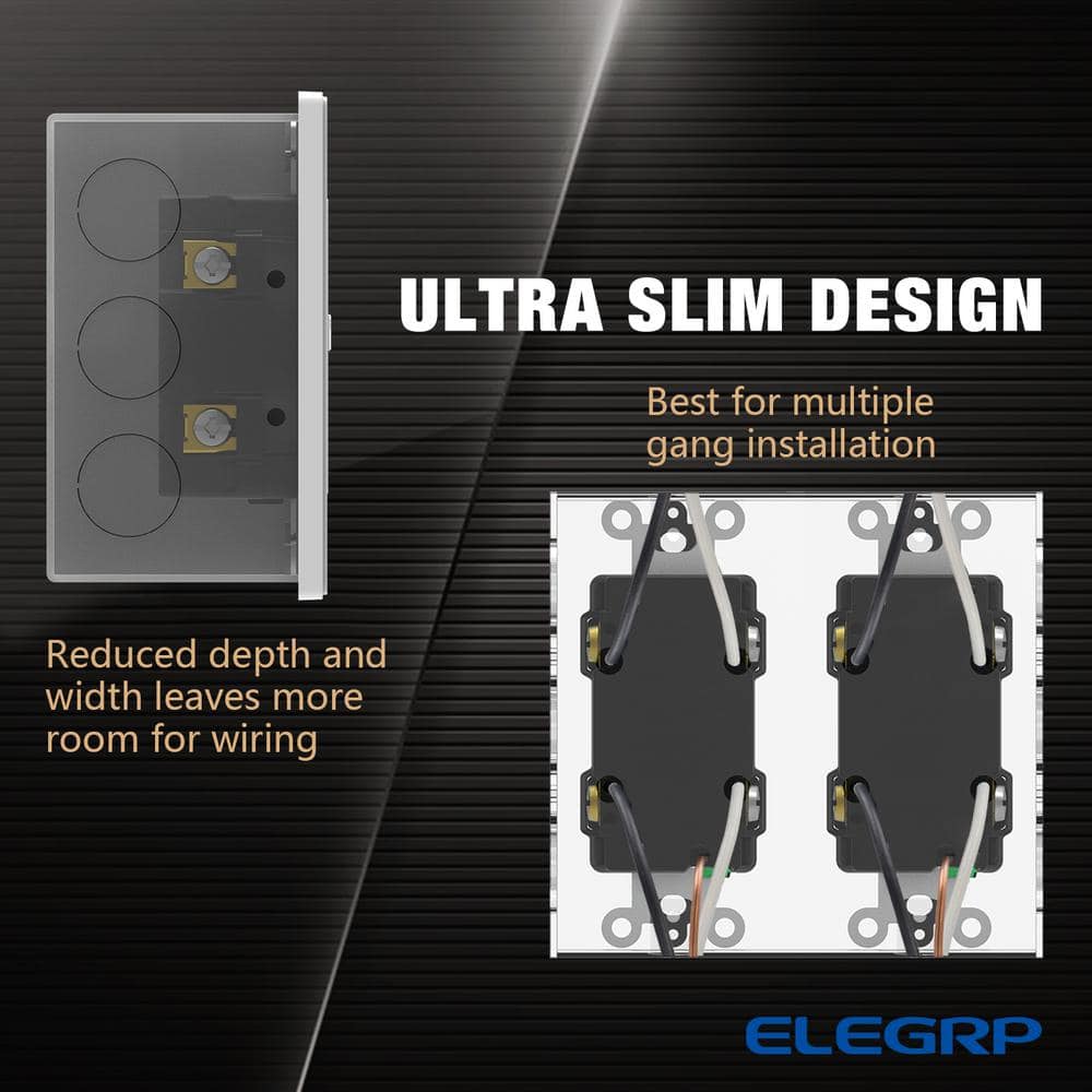 White 20 Amp Tamper Resistant GFCI Duplex Outlet with Wall Plate