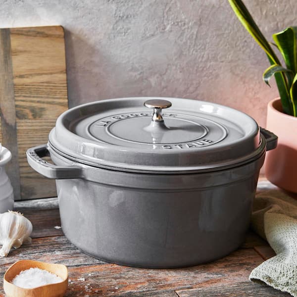 staub 7-qt Enameled Cast Iron Dutch Oven, Made in France