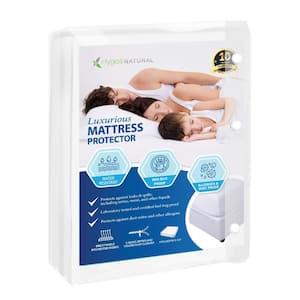 Bed Bug, Luxurious Plush Fabric, and Waterproof Twin XL Mattress Or Box Spring Cover