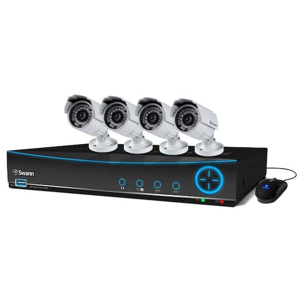 Swann 4200 9-CH 960H Surveillance System with (4) 700 TVL Indoor/Outdoor Cameras