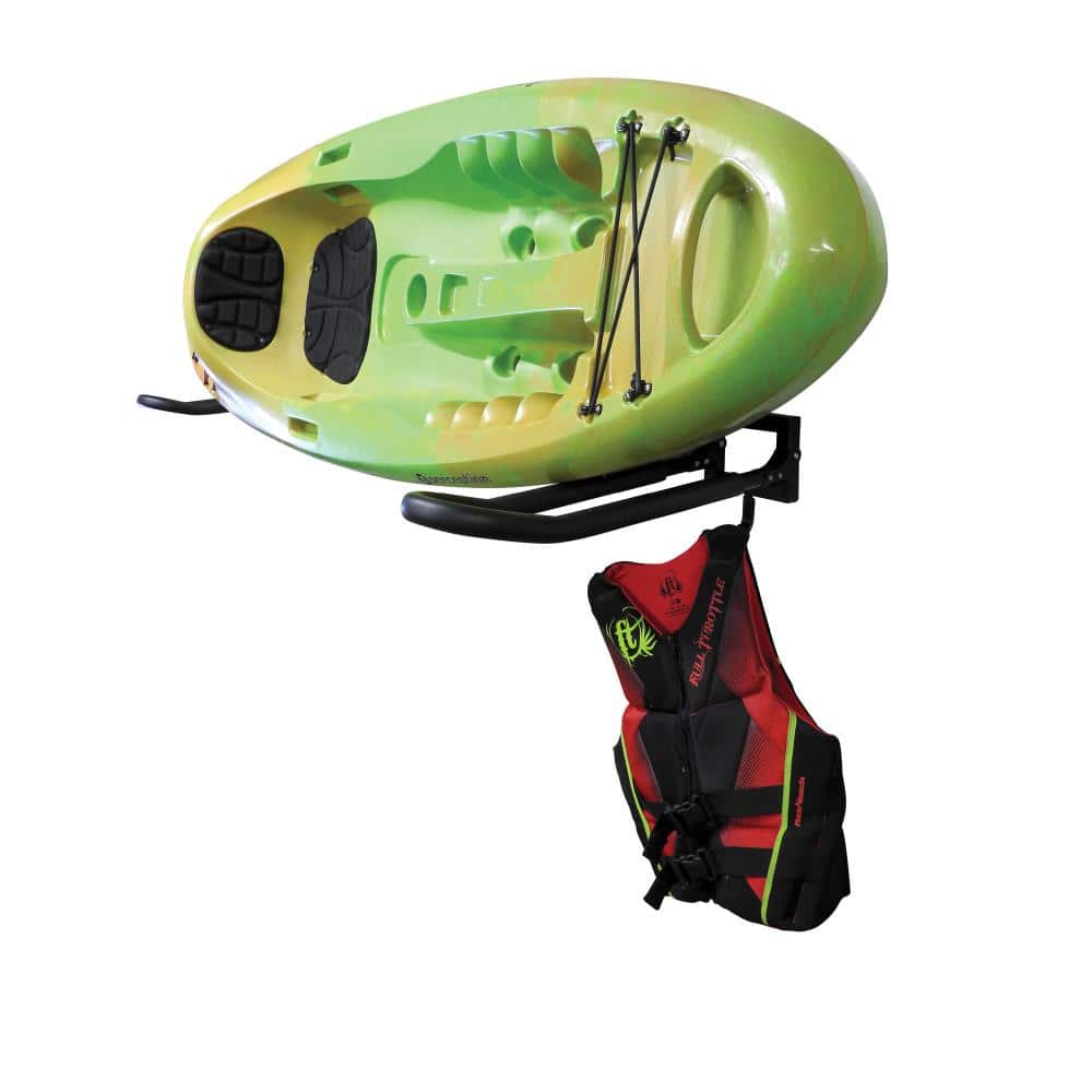 Heavy-Duty Black Steel Folding Kayak Storage Rack