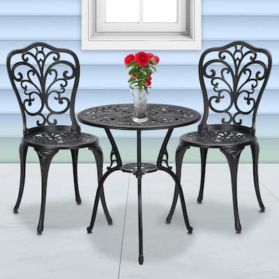 Bistro Sets Patio Dining Furniture, Round Bistro Table And Chairs
