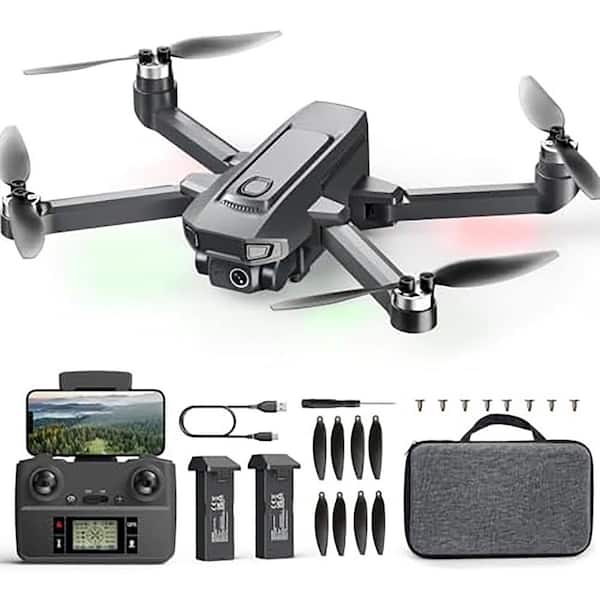 Foldable Quadcopter Drone with 4K UHD Camera GPS Follow Me Brushless Motor 5G FPV 40 Mins Flight Time