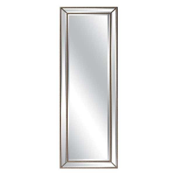 A&E Whitby 71 in. H x 23.6 in. W Rectangular Wood Champagne Mirror