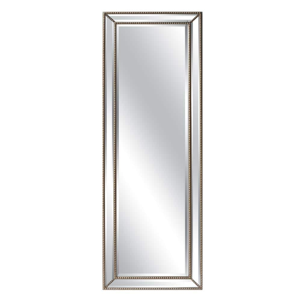 A&E Bath and Shower Whitby 71 in. H x 23.6 in. W Rectangular Wood Champagne  Mirror Whitby - The Home Depot