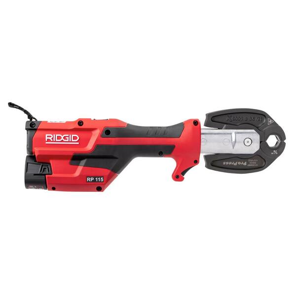 RIDGID RP 115 Mini Press Tool Kit for 1/2 in. - 3/4 in RIDGID RP 115 Mini Press Tool Kit for 1/2 in. - 3/4 in