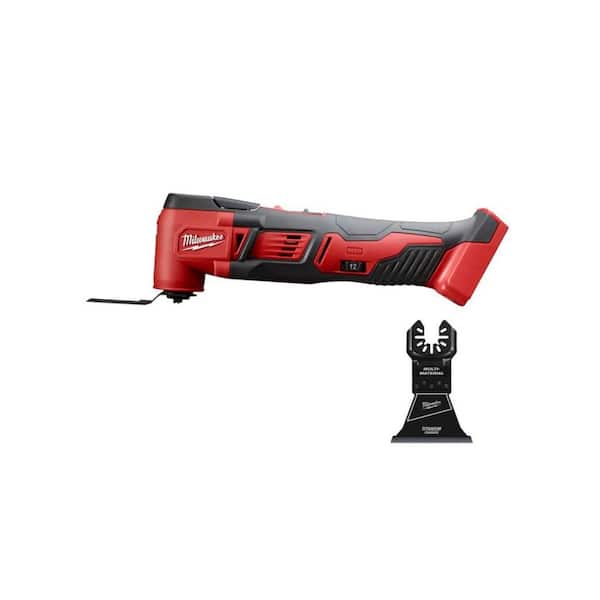 M18 18V Lithium-Ion Oscillating Multi Tool with 2-1/2 in. Titanium Bi-Metal Univeral Fit Wood and Metal Cutting Blade