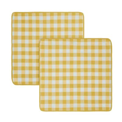 ACHIM Buffalo Check Burgundy 18 in. x 30 in. Anti-Fatigue Mat ANFTMBBU12