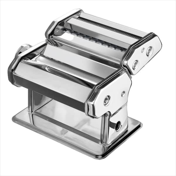 Adjustable Thickness Pasta Maker, Pasta Machine with Rollers, Cutter, Noodle Maker for Dumpling Skin, Spaghetti