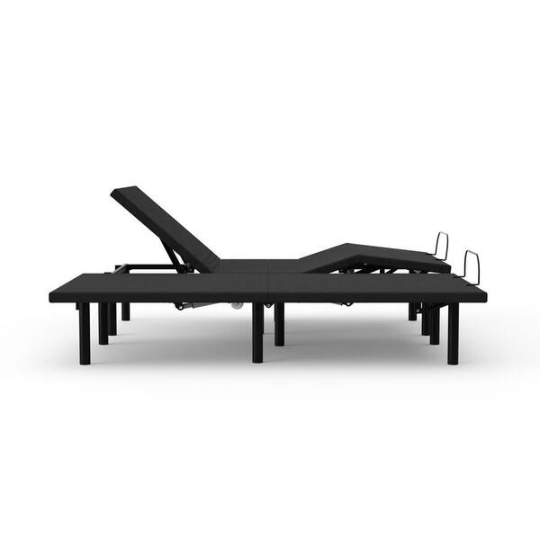 R400 Electric Adjustable Split Black, California King Adjustable Bed Frame With Massage