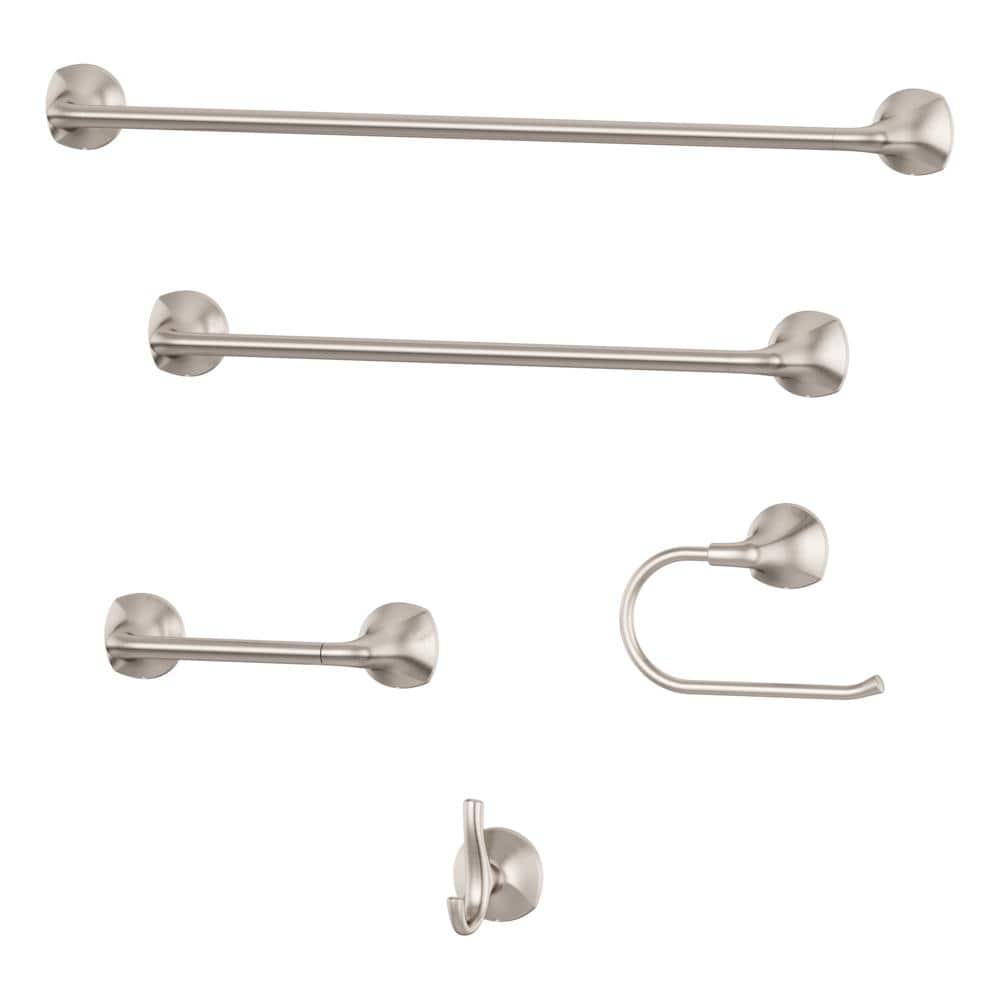 Spot Defense Brushed Nickel Toilet Paper Holder
