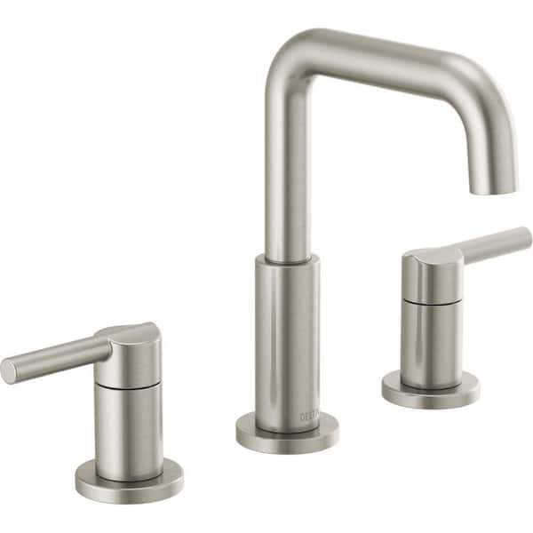 Delta Nicoli 8 in. Widespread 2-Handle Bathroom Faucet in Stainless