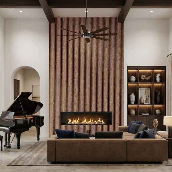 comforthomi 0.83 in. x 0.66 ft. x7.84 ft. Classic Brown Finished