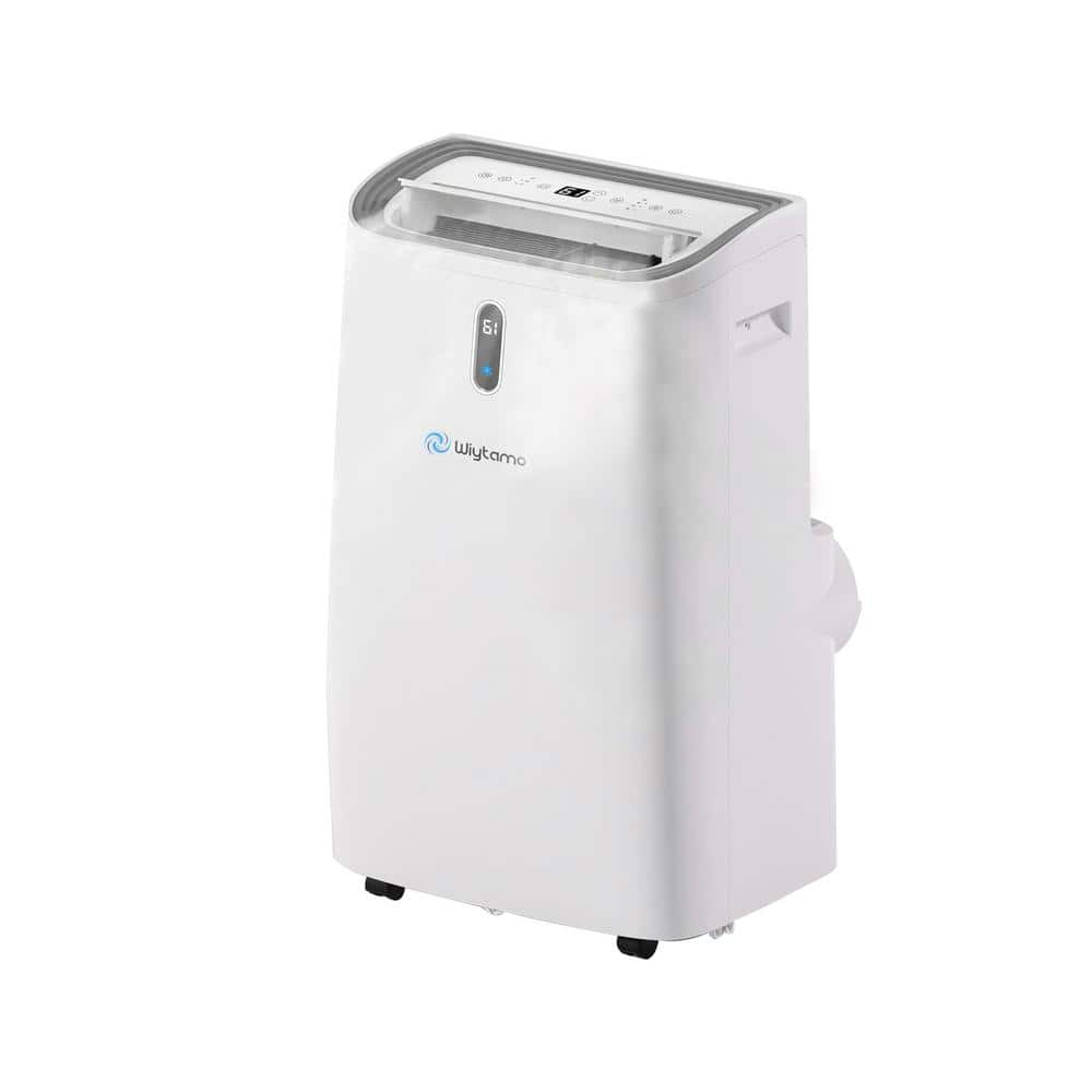 Auto Swing 14,000 BTU Portable Air Conditioner Cools 700 sq. ft. with Heate