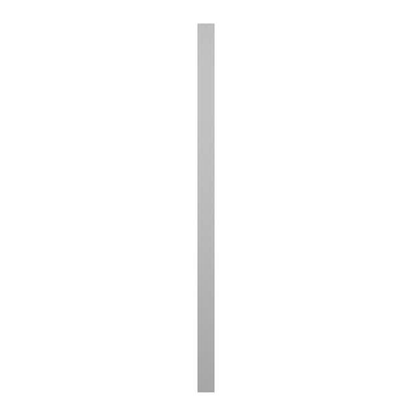 Unbranded Brighton Raised 96 in. W x 4.5 in. H x 0.25 in. D Toe Kick Cover Assembled Base Cabinet in Painted White
