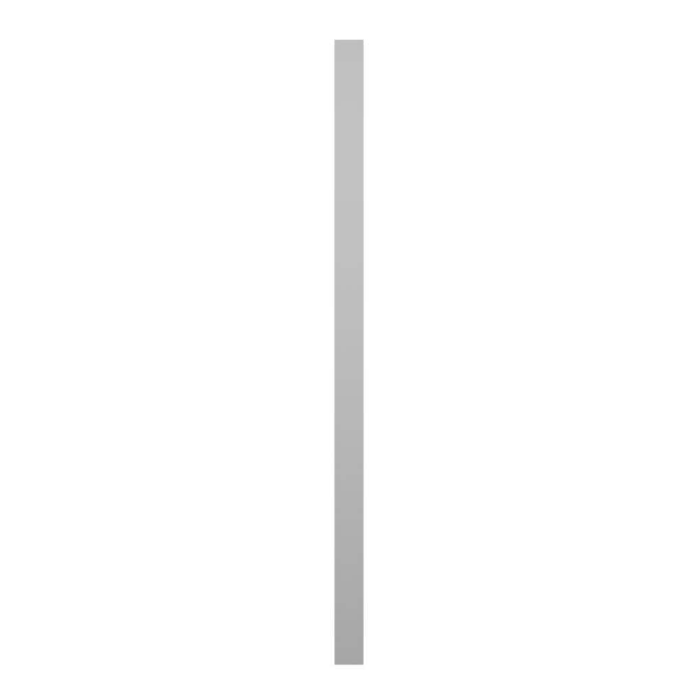 Westport Shaker 96 in. W x 4.5 in. H x 0.25 in. D in Painted White Toe Kick