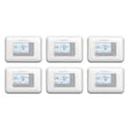 T3 5-2 Day Programmable Thermostat with 2H/2C Multistage Heating and Cooling (6-Pack)