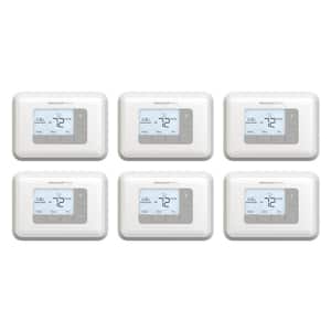 T3 5-2 Day Programmable Thermostat with 2H/2C Multistage Heating and Cooling (6-Pack)