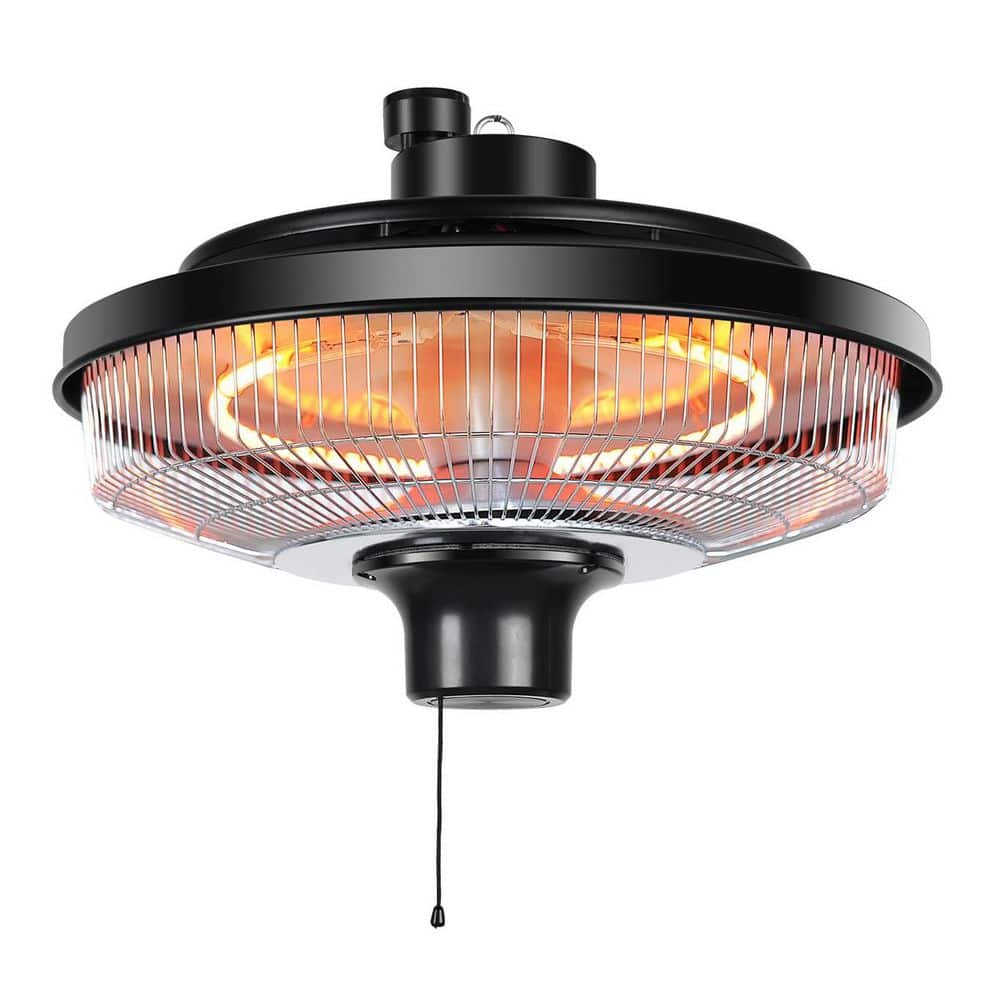 1500 Watt Indoor Outdoor Aluminum Alloy Electric Ceiling Heater with Carbon Fiber Tube, Overheat Protection, IPX4 price history on PriceWatchPro