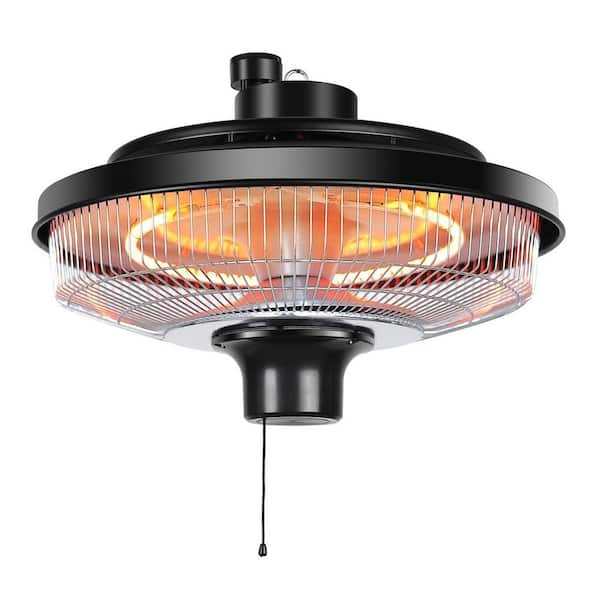 1500-Watt Indoor Outdoor Aluminum Alloy Electric Ceiling Heater with Carbon Fiber Tube, Overheat Protection, IPX4