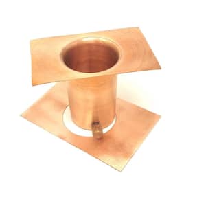 Pure Copper Rain Chain Gutter Adapter (2-Piece)