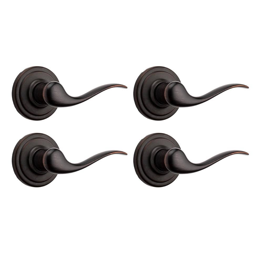 Kwikset Tustin Venetian Bronze Passage Hall/Closet Door Handle (4-Pack) 720TNL11P4PK Sansujyuku sansujyuku.com