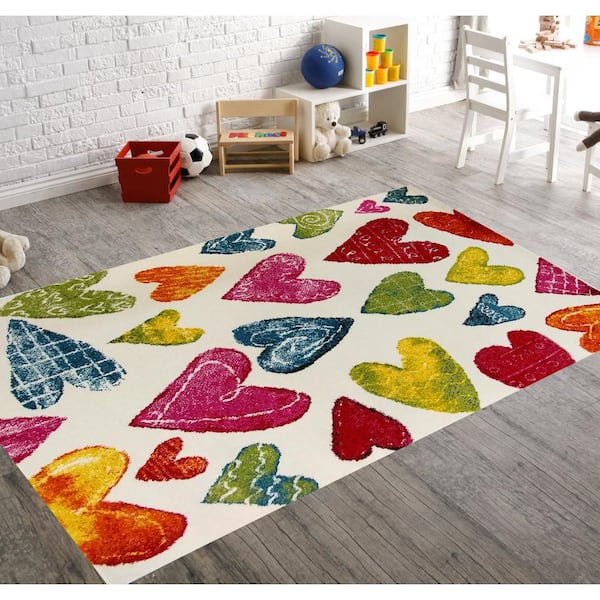 Kc Cubs Multi Color Kids Children And, Childrens Area Rugs