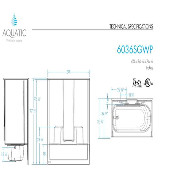 AquaPlumb Heavy Duty Steel Analog Bathroom Scale, White