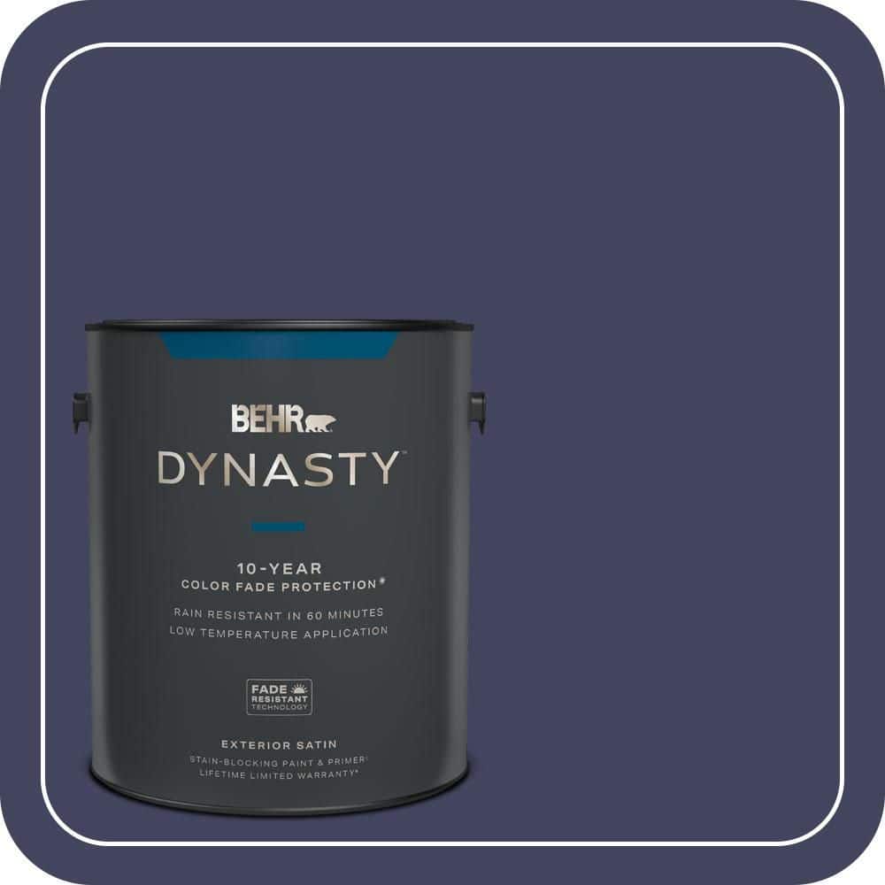 1 gal. #PMD-92 Darkest Navy Satin Enamel Exterior Stain-Blocking Paint & Primer price history on PriceWatchPro