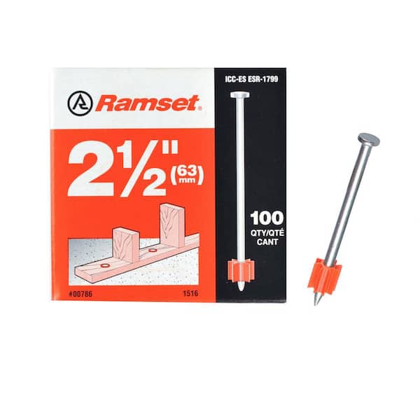 Ramset 2-1/2 in. Drive Pins (100-Pack)