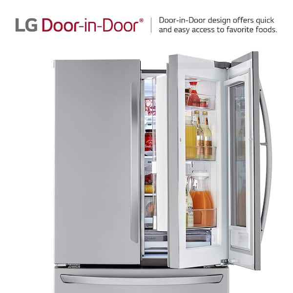 lg instaview refrigerator home depot