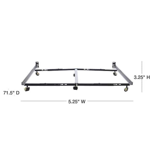 Hollywood Bed Frame Low Profile Premium, Low Profile Metal Bed Frame