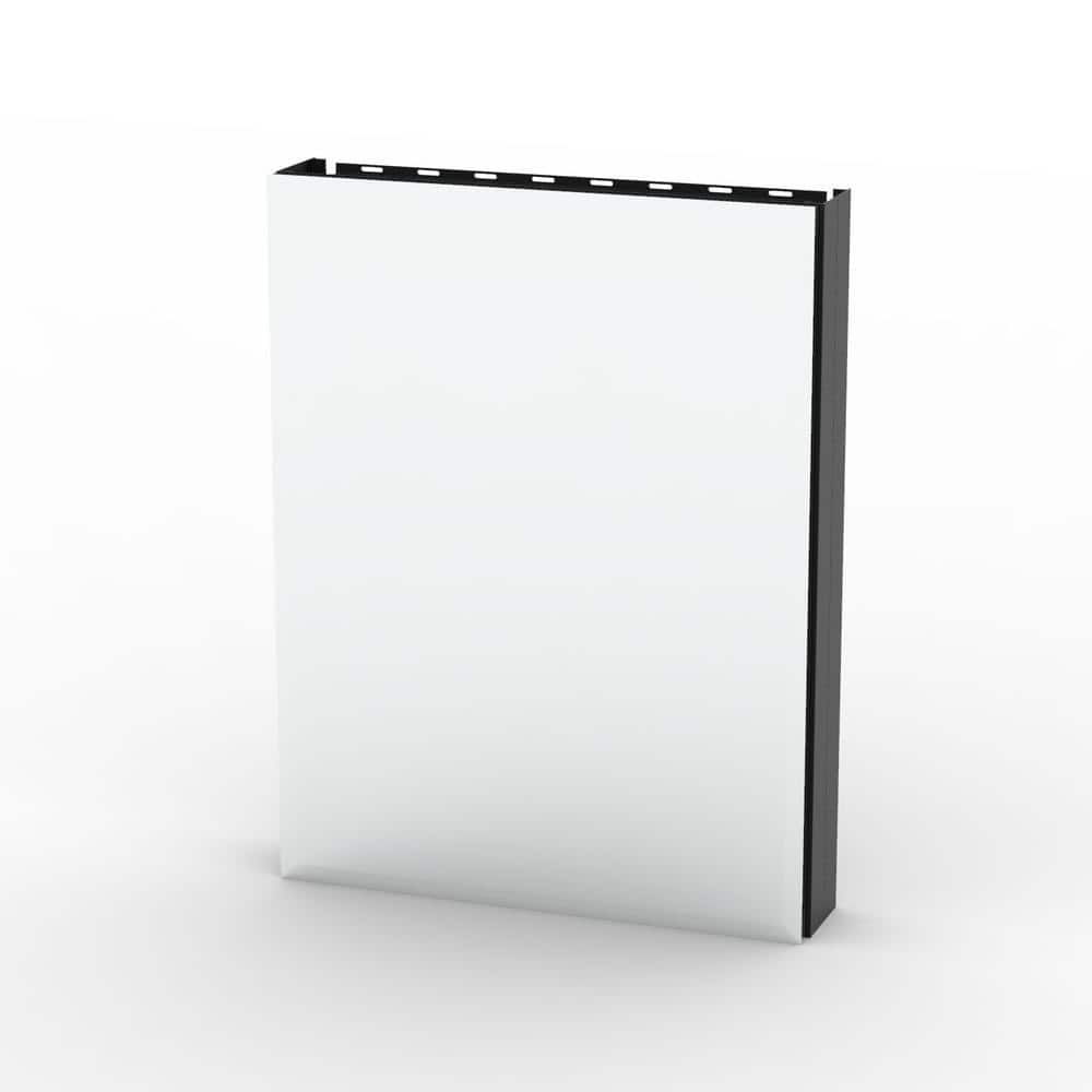 23 in. W x 30 in. H Rectangular Aluminum Medicine Cabinet with Mirror
