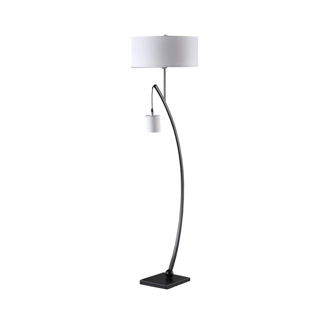 "59"" In Contemporary Dual Black Arc W/ Hanging Pendelum Lamp Metal Floor Lamp" price history on PriceWatchPro