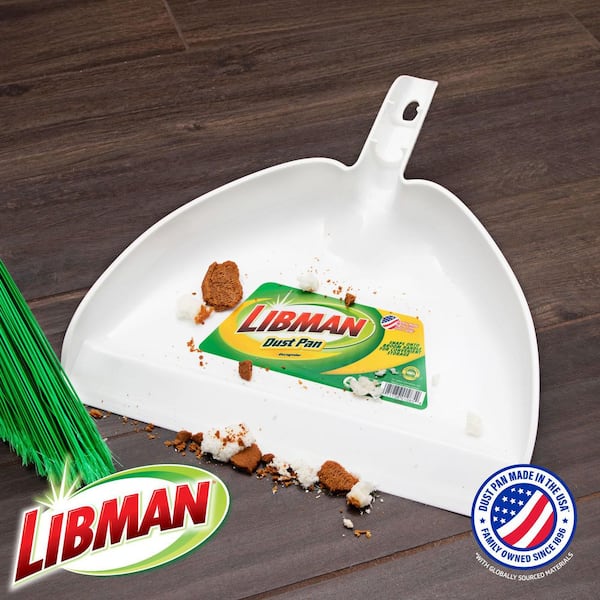 13.75 in. Extra Wide Dust Pan with Handle (12-Pack)