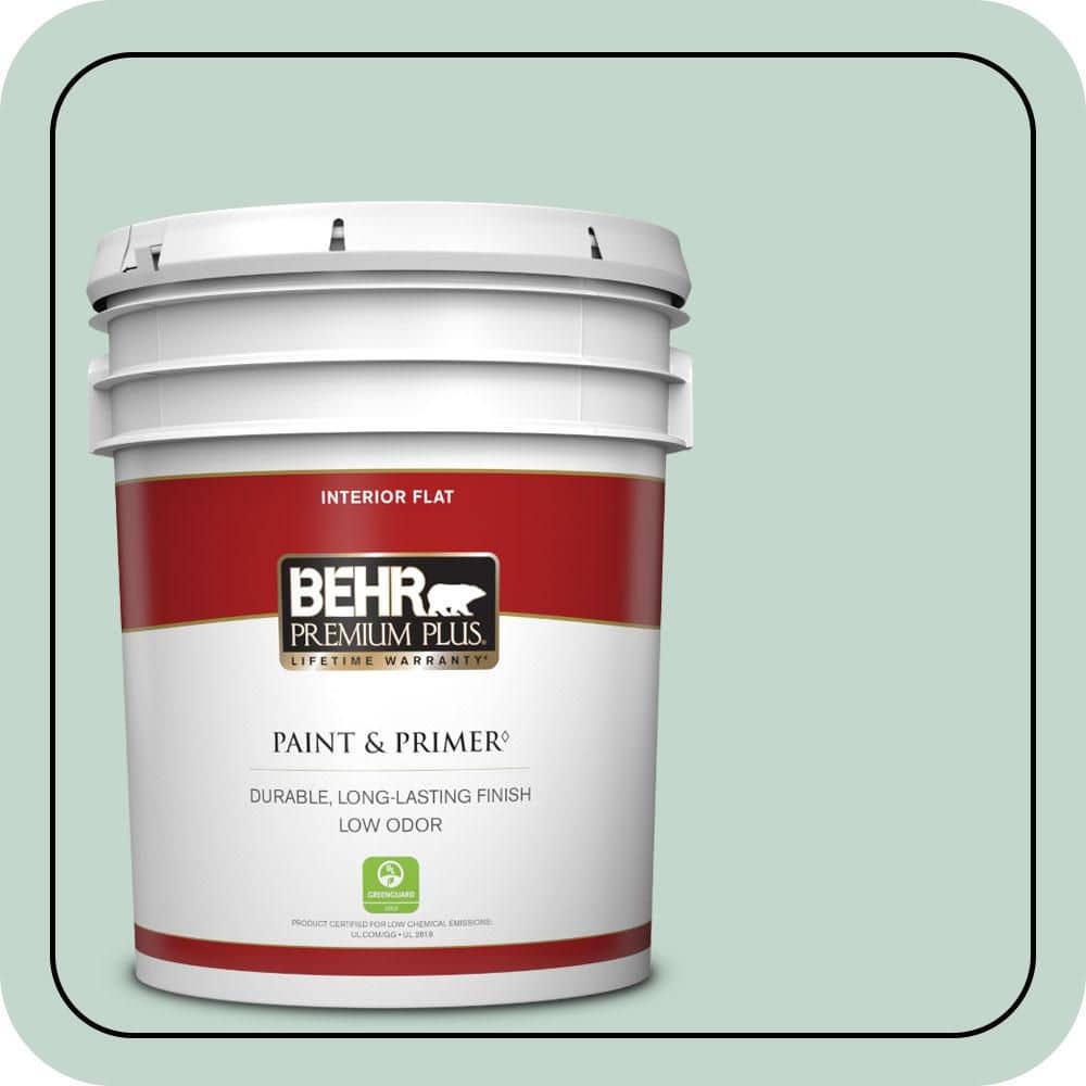 5 gal. #470E-3 Aqua Smoke Flat Low Odor Interior Paint & Primer price history on PriceWatchPro
