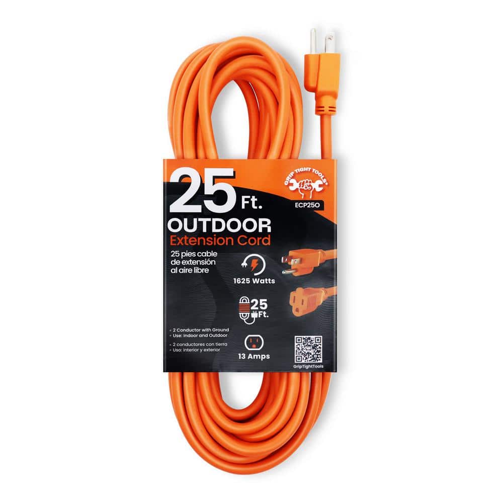 Reviews for GRIP TIGHT TOOLS 25 ft. 16/3 SJT, Outdoor Extension Cord
