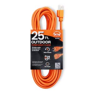 25 ft. 16/3 SJT, Outdoor Extension Cord, Orange