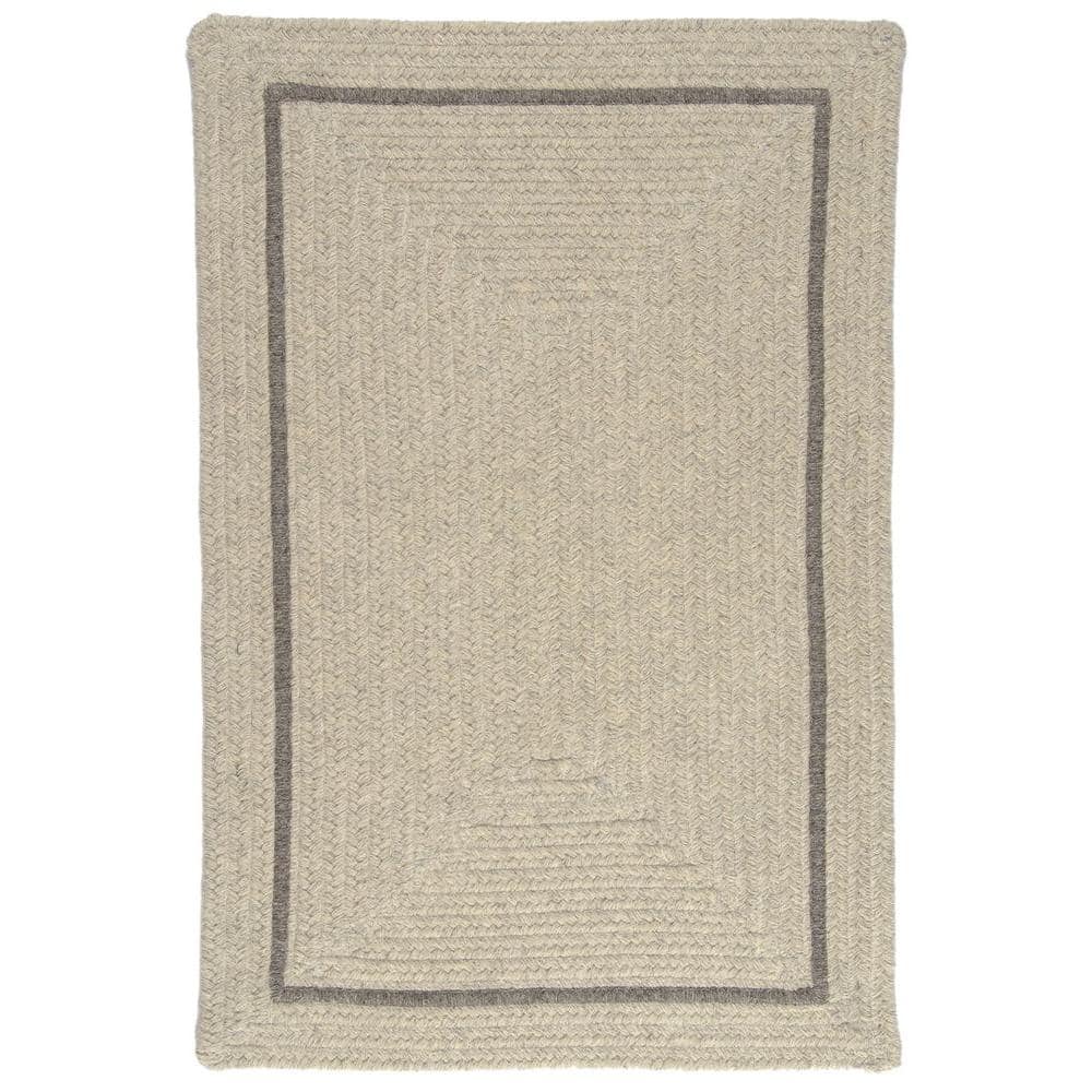 Natural Light Grey 8 ft. x 11 ft. Rectangle Braided Area Rug price history on PriceWatchPro