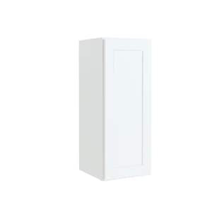 Courtland 12 in. W x 12 in. D x 30 in. H Assembled Shaker Wall Kitchen Cabinet in Polar White