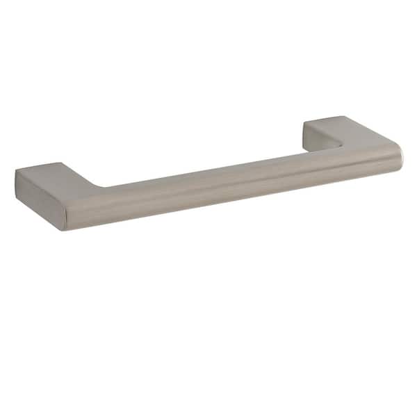 25-Pack Vail 4 in. (102 mm) Center-to-Center Modern Satin Nickel Bar Drawer Pull