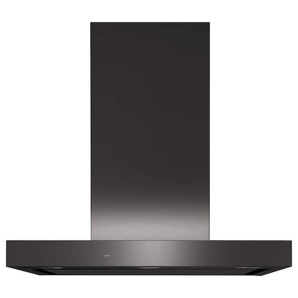 GE 30 in. Smart Wall Mount Range Hood in Black Stainless Steel, Fingerprint Resistant