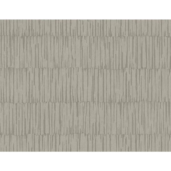 Seabrook Designs Greystone Naomi Striped Paper Unpasted Wallpaper Roll (60.75 sq. ft.)