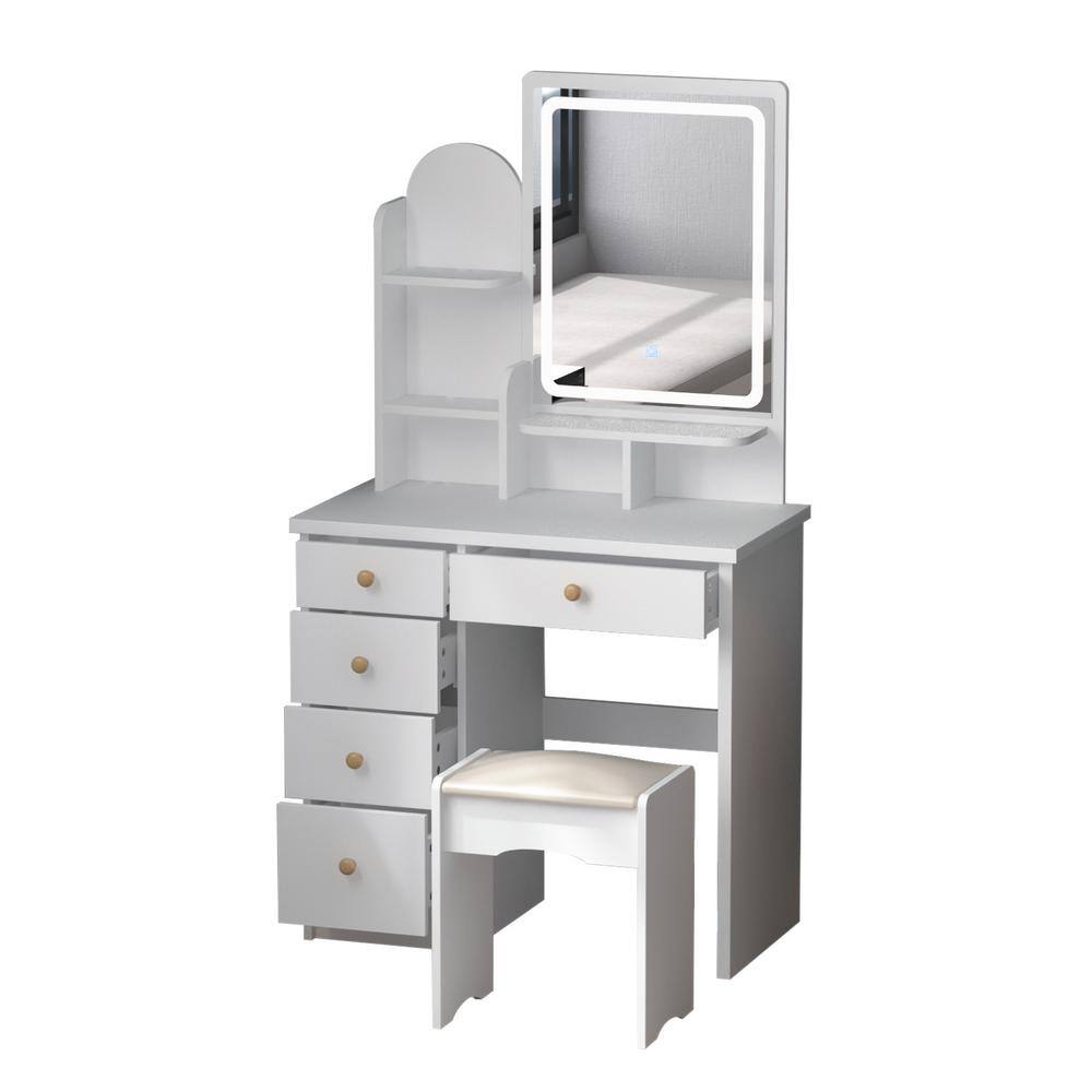 Bedroom Furniture Dressing Tables White Henyao Dressing Table with